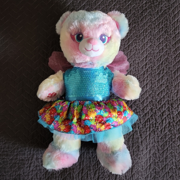 Build-A-Bear Pastel Beary Fairy Friends W/Wings 16" Stuffed Animal PlushToy 2021 - Picture 8 of 15